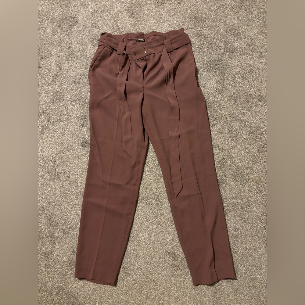 Express High Waisted Paper Bag Pant